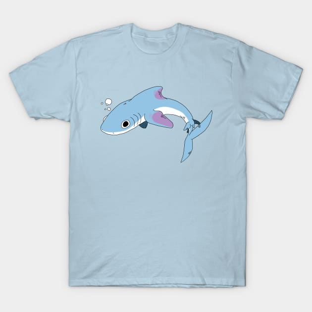 Cartoon Shark T-Shirt by thegallo